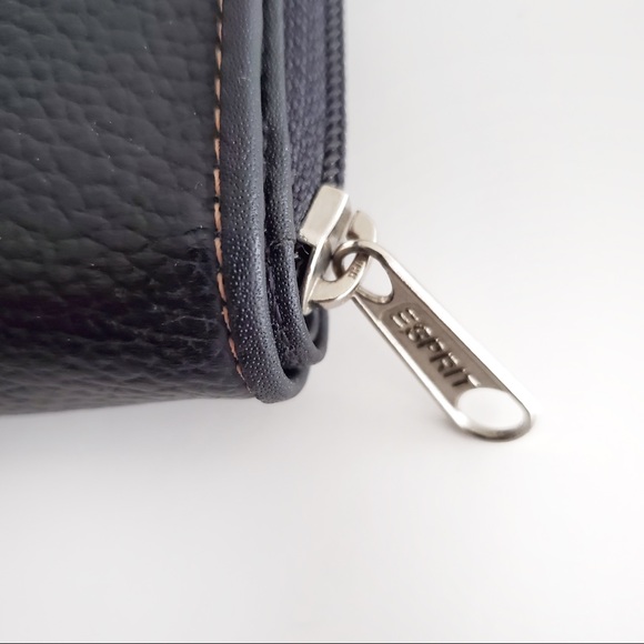 ESPRIT Wallet Women Square Zipper Black - Picture 2 of 6